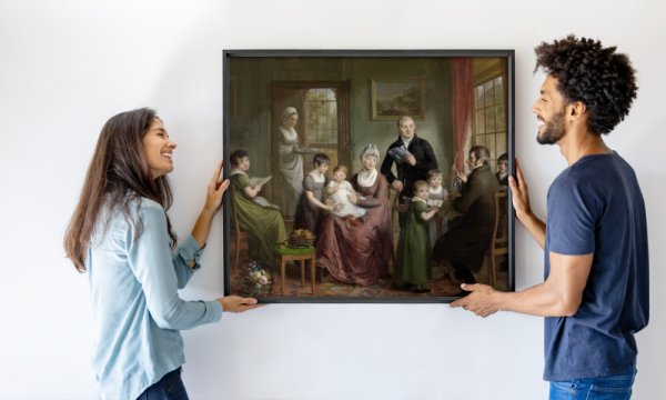Adriaan de Lelie (signed by artist)