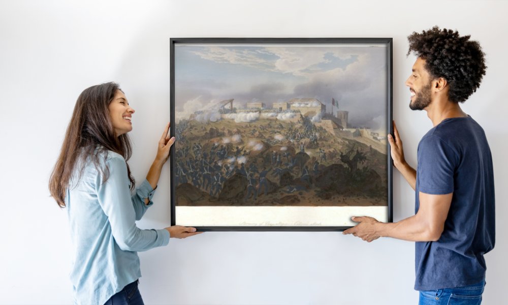 Lithograph by Adolphe Jean-Baptiste Bayot