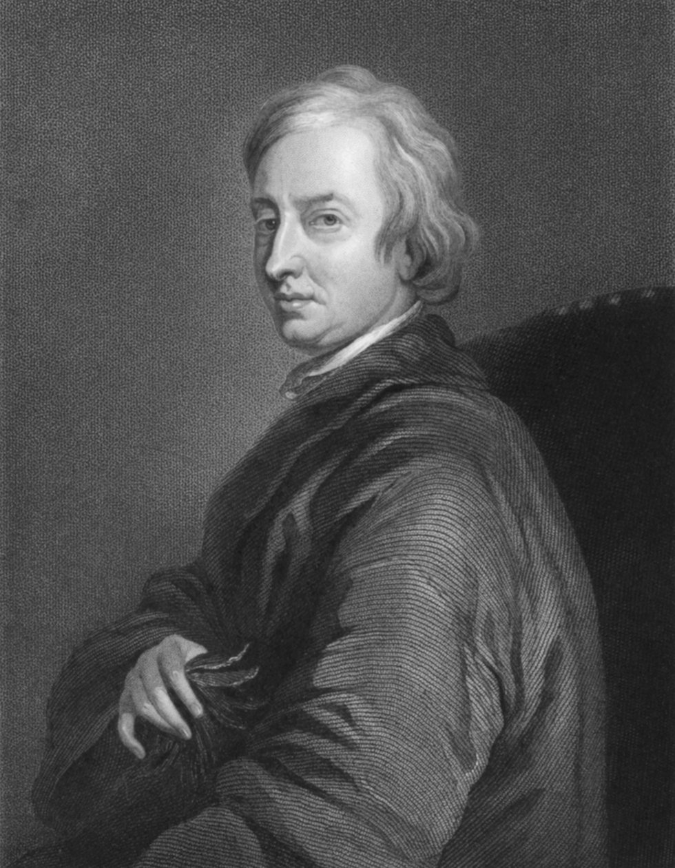 अंग्रेजी कवि जॉन ड्राइडन, लंदन, इंग्लैंड, c.1670 द्वारा अज्ञात