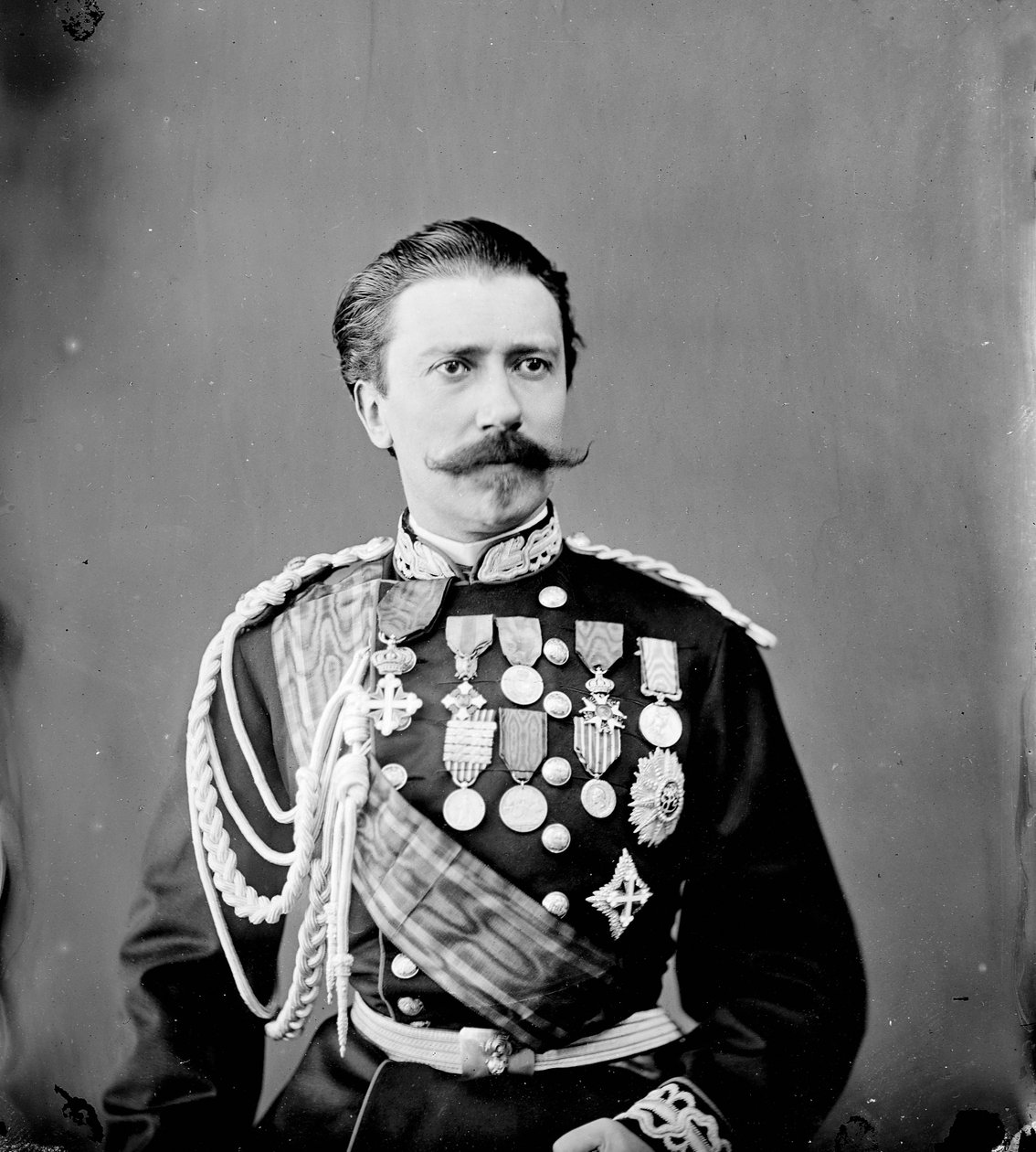 जनरल हेक्टर बर्टोले-वियाल का पोर्ट्रेट (1829 - 1892), इटली के साम्राज्य के युद्ध मंत्री द्वारा अज्ञात