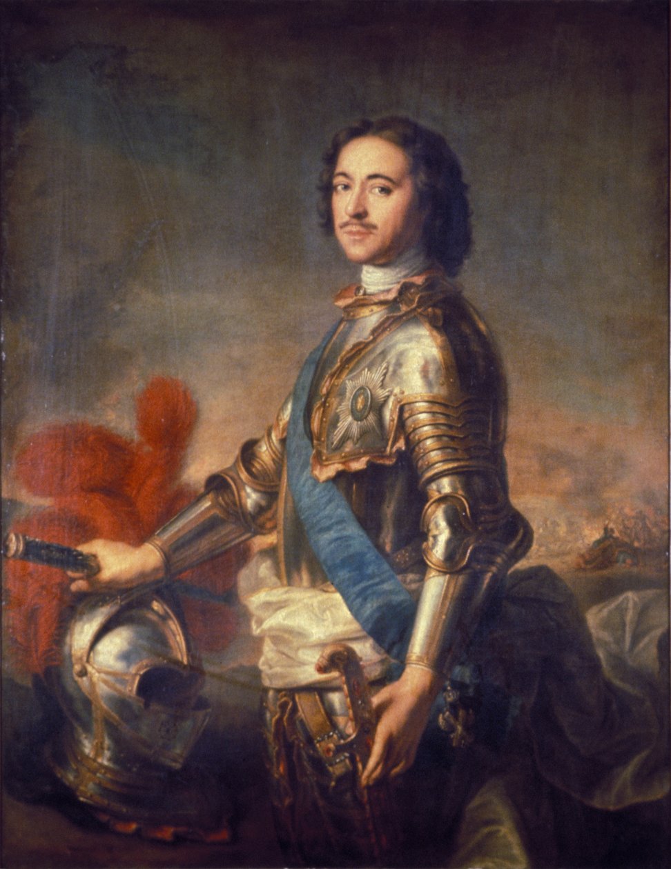 ज़ार, पीटर, द ग्रेट ऑफ रशिया (पीटर I: 1672 - 1725) द्वारा जे, एम, नेटियर। द्वारा अज्ञात