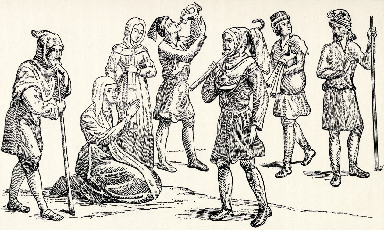 तेरहवीं शताब्दी में आम स्पेनिश लोगों की वेशभूषा, स्पेन, &39;स्पेन: ए सारांश का सारांश मूरिश विजय से पतन के लिए ग्रेनाडा, 711-1492&39;, हेनरी एडवर्ड वत्स, पबली द्वारा अंग्रेजी स्कूल