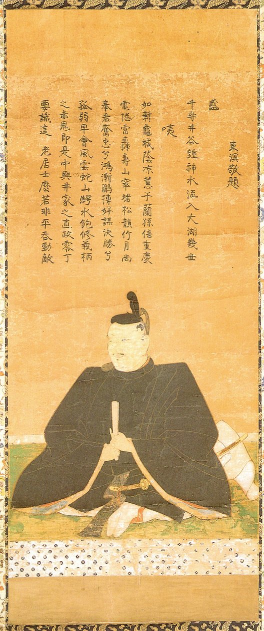 Ii Naomasa का पोर्ट्रेट। द्वारा 弁 弁 不明 日 弁