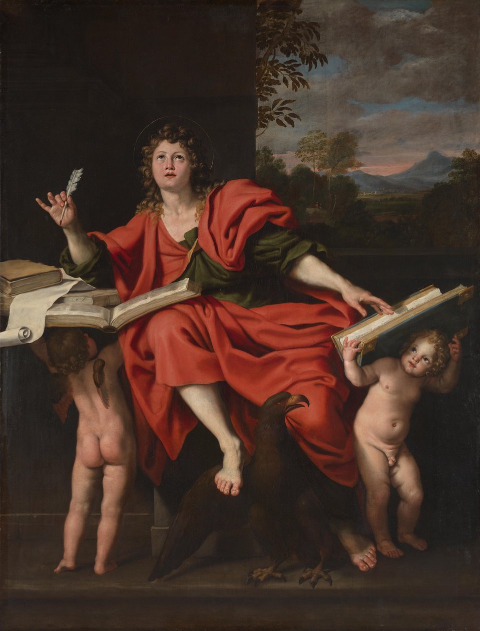 सेंट जॉन द इंजीलनिस्ट द्वारा Domenichino
