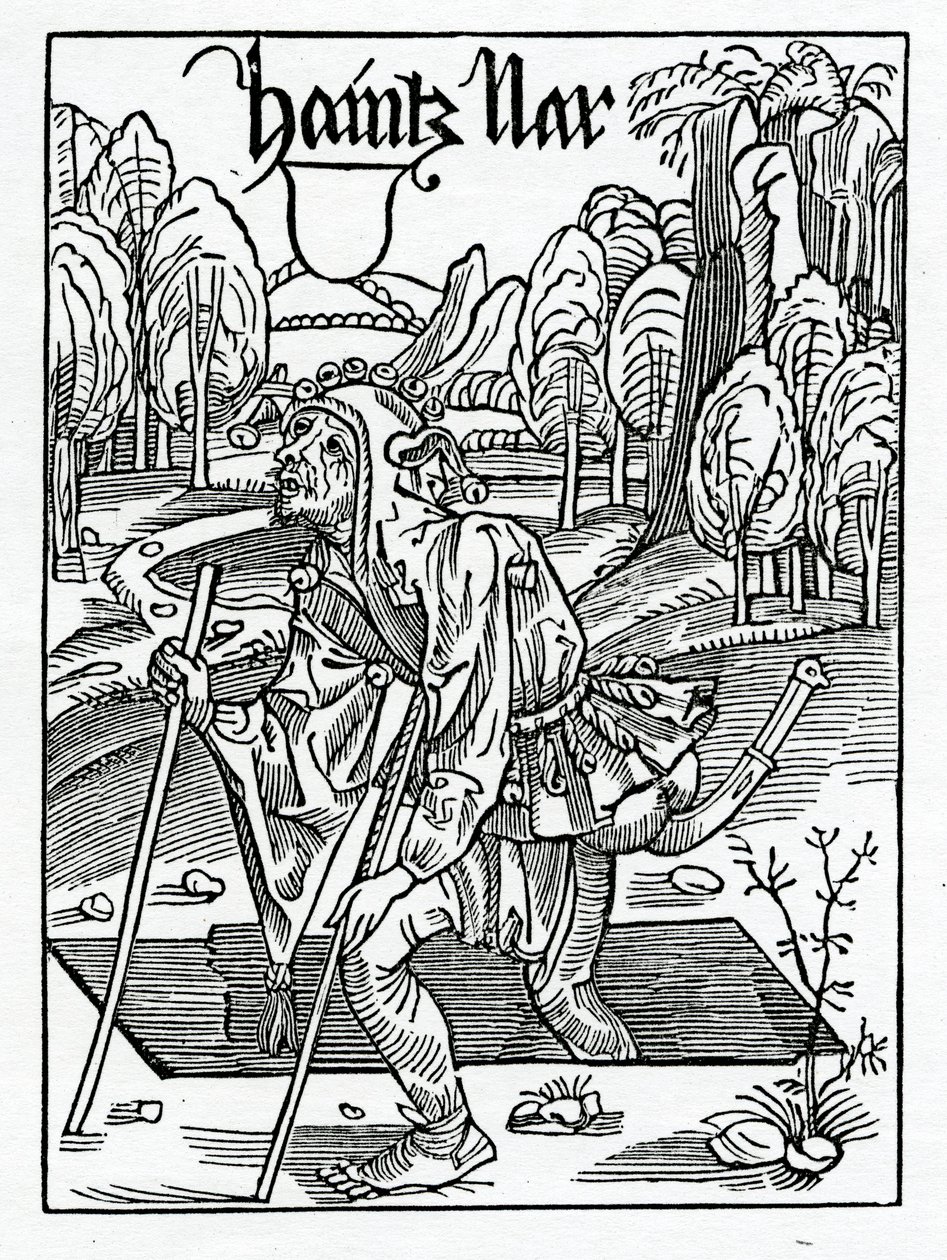 पुराने फोलियों के बारे में कहा जाता है कि अब वे 1857 में प्रकाशित एक संस्करण से &39;द शिप ऑफ फॉल्स&39; के अलेक्जेंडर बार्कले के अंग्रेजी अनुवाद से चित्रण करते हैं, जो कि वे फोल के लिए ग्यूएन, चित्रण करते हैं। द्वारा जर्मन स्कूल