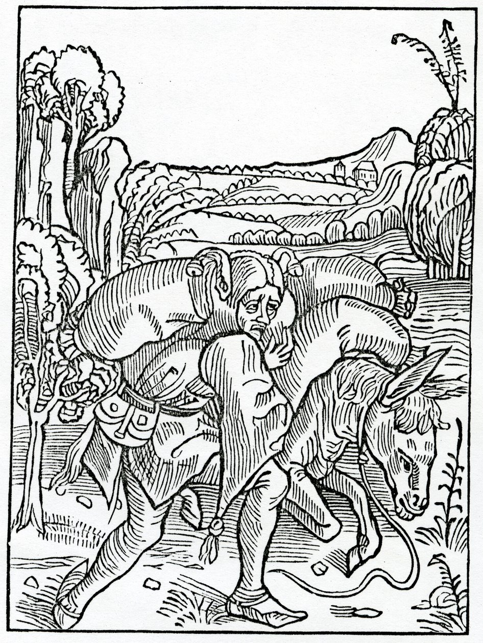 1874 में प्रकाशित एक संस्करण से, &39;&39; द शिप ऑफ फूल्स &39;&39; के अंग्रेजी अनुवाद अलेक्जेंडर बार्कले के अंग्रेजी अनुवाद से चित्रण के बारे में, उनके बारे में कहना है कि उनमें से कई के साथ सेल्फी लेते हैं द्वारा जर्मन स्कूल