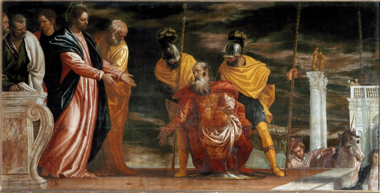 जीसस एंड द सेंचुरियन ऑफ कफरनहूम (पेंटिंग, c.1580) द्वारा वेरोनीज़