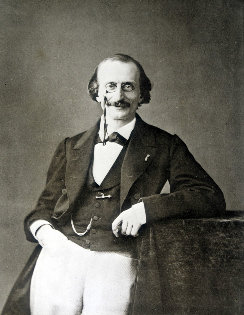 जैक्स ऑफ़ेनबैक (1819-1880) का चित्र, जर्मन संगीतकार, नादर द्वारा प्राकृतिक रूप से फ्रेंच। द्वारा नादर