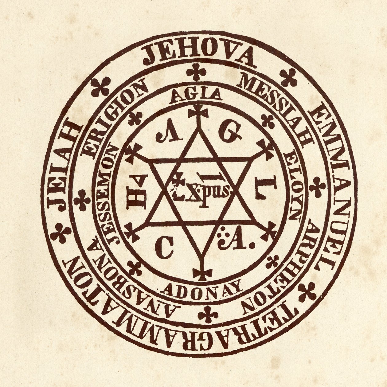 मनोगत विज्ञान: जादू चक्र। जर्मन तांत्रिक विद्वान हेनरी कॉर्नेलियस अग्रिप्पा (1486-1535) (1486-1535) द्वारा "" डी ओकुल्टा फिलोसोफिया "" से स्कीमा (नेटशेम के कॉर्नेलियस अग्रिप्पा या अग्रिप्पा के रूप में जाना जाता है) द्वारा (बाद में) इटालियन स्कूल