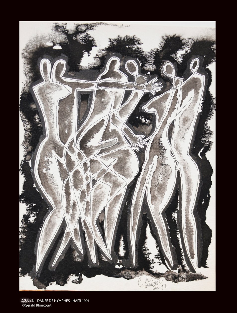 22882N - NYMPHS नृत्य - HAITI 1991 द्वारा अज्ञात