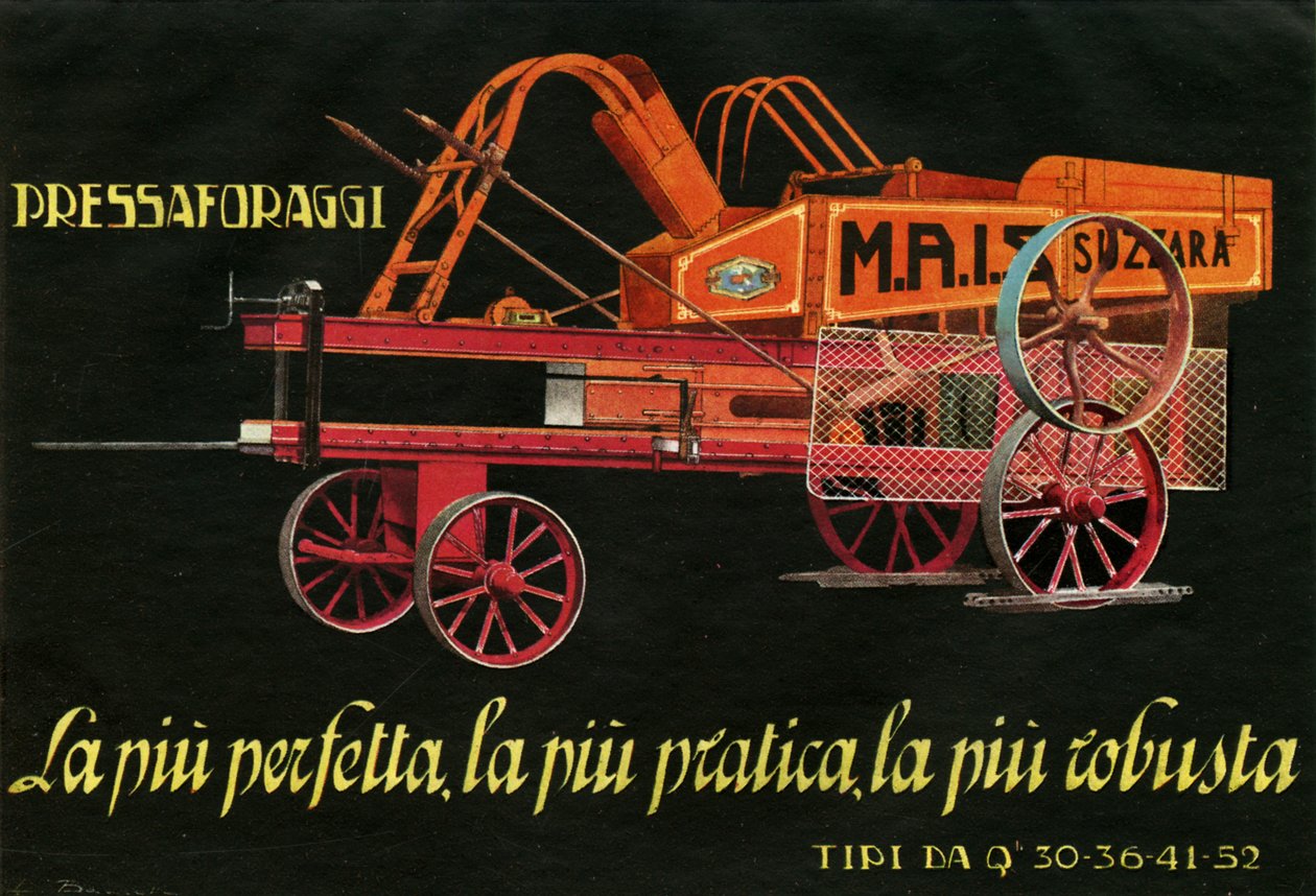 कृषि मशीनरी। सूजारा, 1925 द्वारा अज्ञात