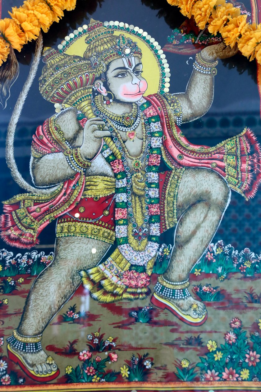 हनुमान, श्री थेंडे युथापानी मंदिर, हो ची मिन्ह शहर, वियतनाम द्वारा अज्ञात