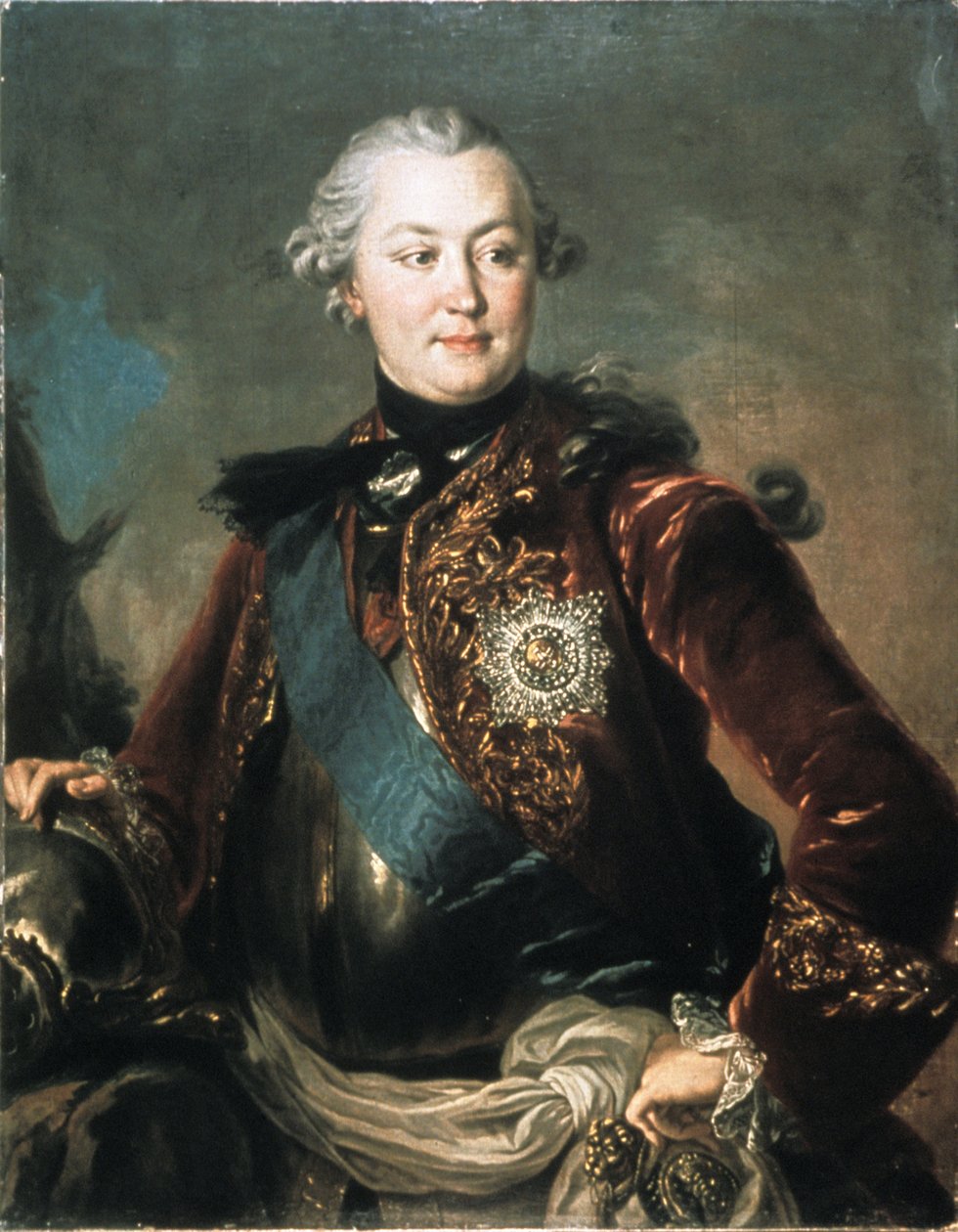 पोर्ट ग्रिगोरी ओरलोव का पोर्ट्रेट (1734 - 1783), स्टेफानो टोरेली द्वारा तेल चित्रकारी। द्वारा अज्ञात