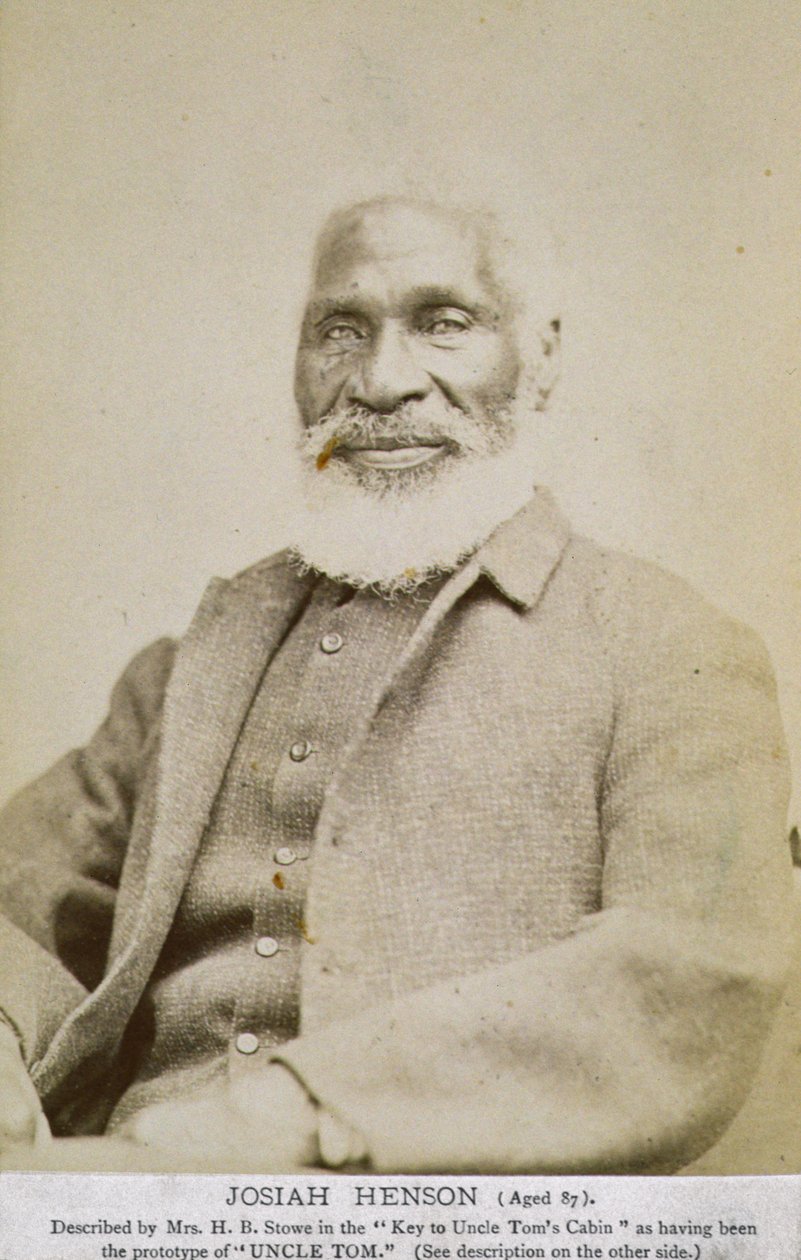 जोशिया हेंसन का पोर्ट्रेट (1789-1883) 1876 द्वारा अमेरिकी फोटोग्राफर