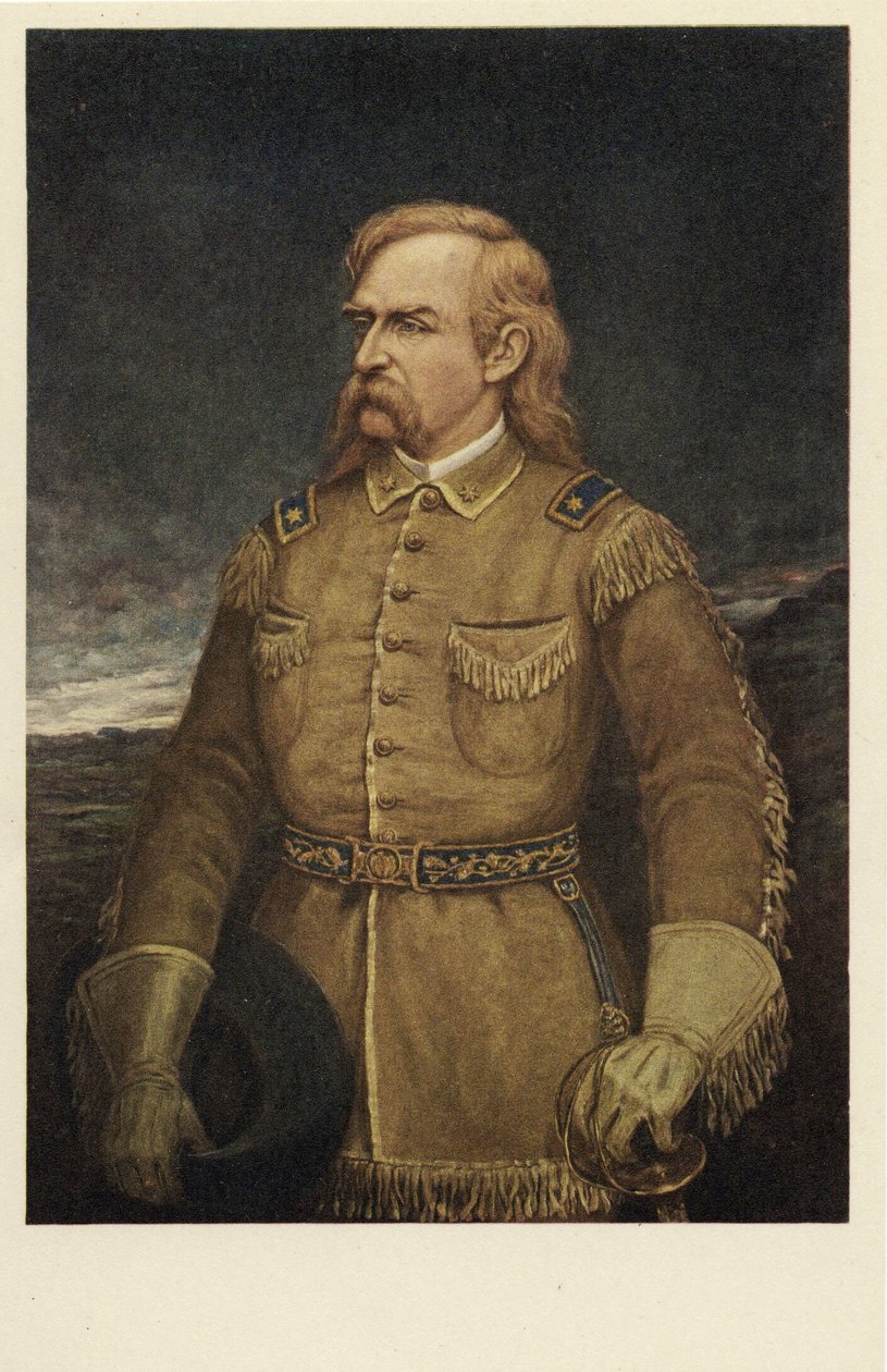 जॉर्ज आर्मस्ट्रांग कस्टर (1839 - 1876), द्वारा अमेरिकी स्कूल
