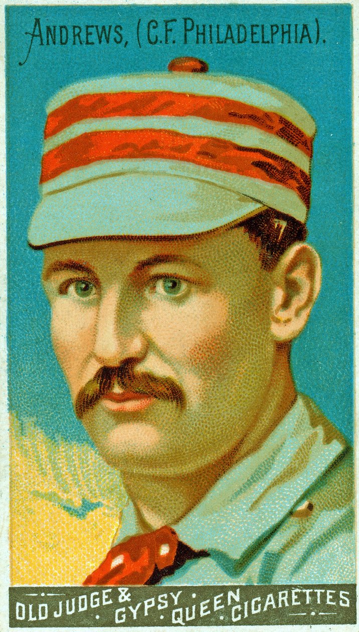 एड एंड्रयूज, फिलाडेल्फिया क्वेकर, 1887 का पोर्ट्रेट द्वारा अमेरिकी स्कूल