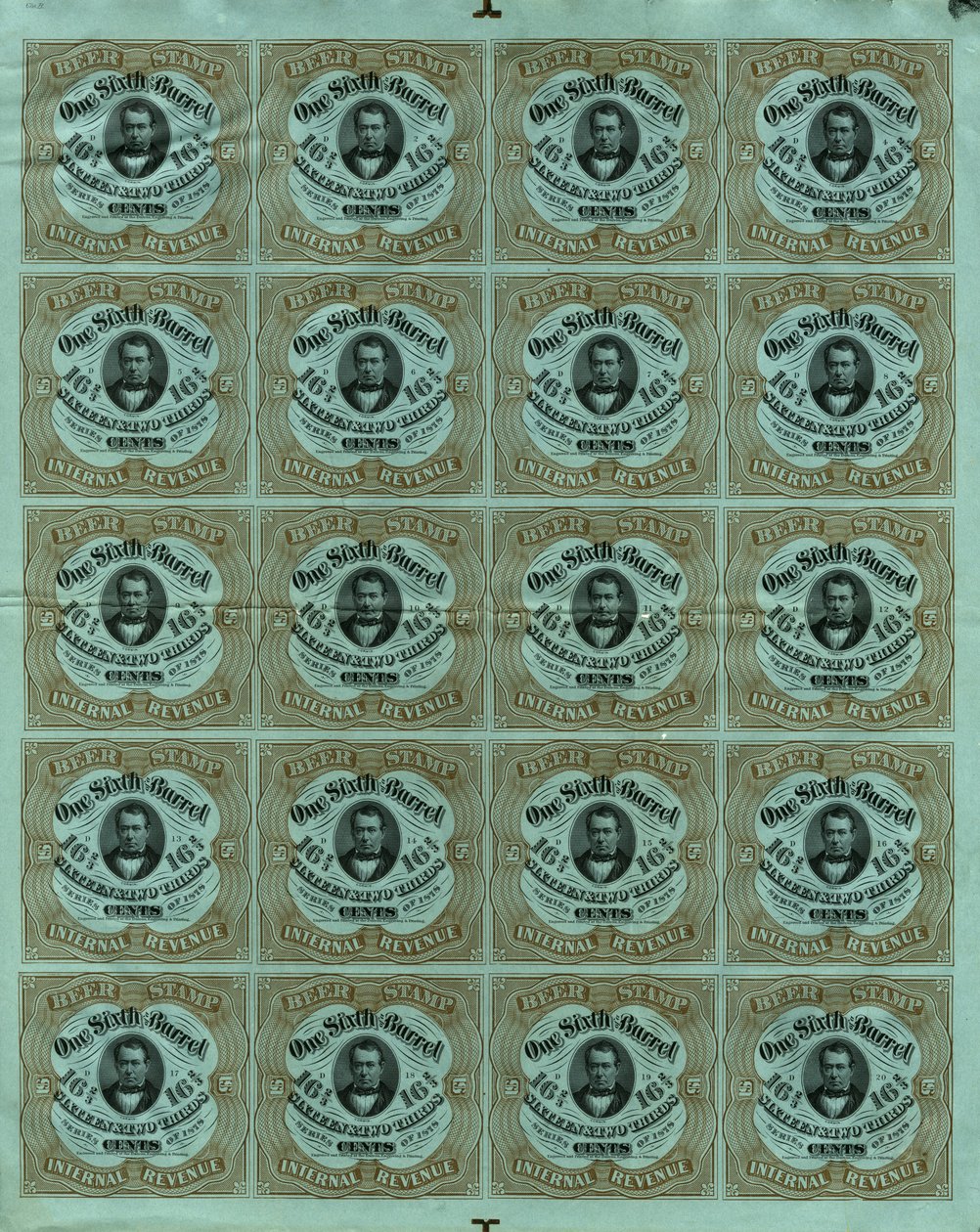 कर टिकटें, 1878 द्वारा अमेरिकी स्कूल