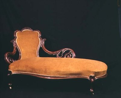 चेज़-लोंगे, c.1860 (अखरोट) द्वारा अंग्रेजी स्कूल