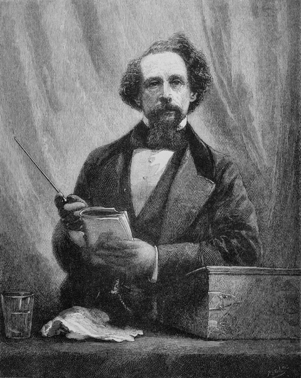 चार्ल्स डिकेंस, 1858 द्वारा अंग्रेजी स्कूल