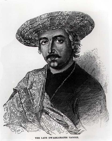 Dwarkanath Tagore (1794-1846)   द्वारा अंग्रेजी स्कूल