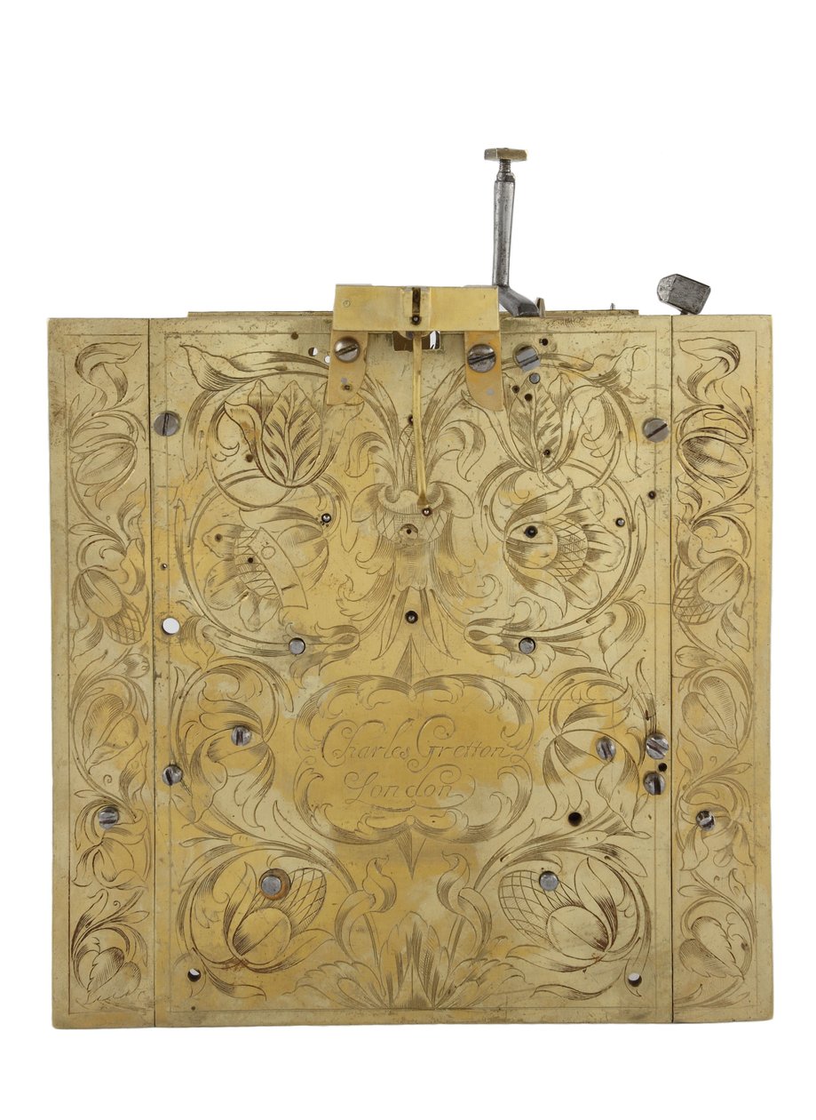 Gretton बैक प्लेट, c.1680 (धातु) द्वारा अंग्रेजी स्कूल