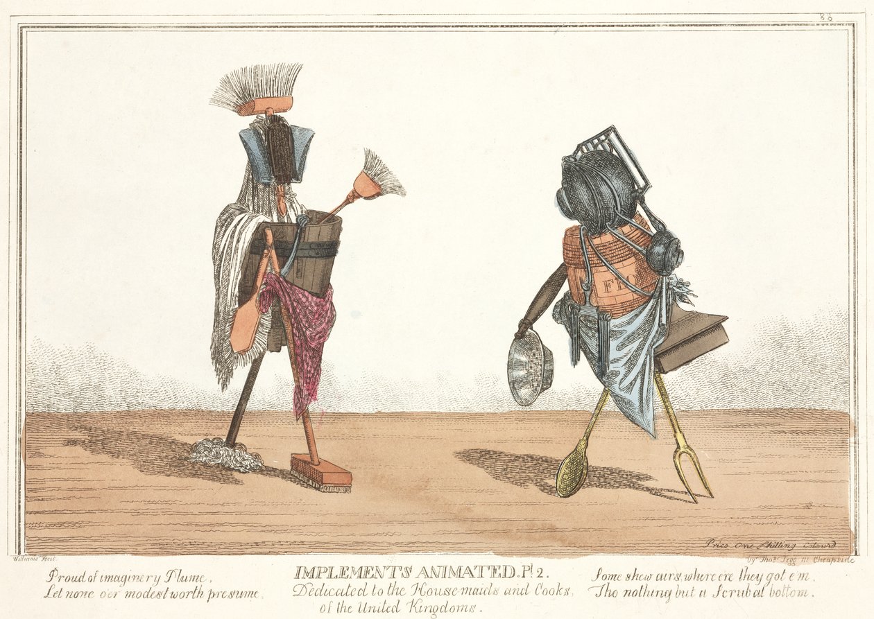लागू किए गए एनिमेटेड, 1811 (हाथ के रंग का नक़्क़ाशी) द्वारा अंग्रेजी स्कूल