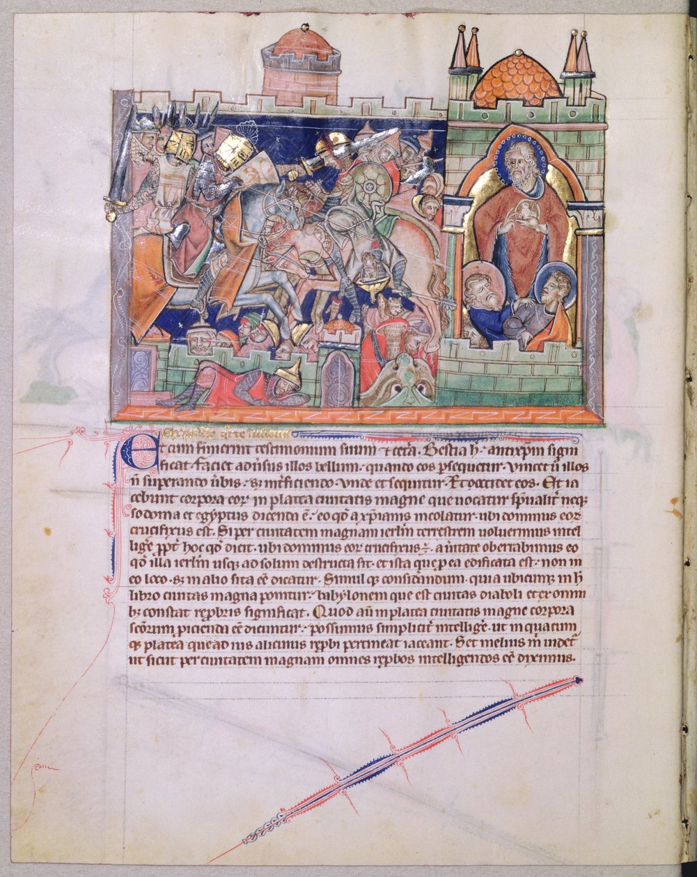सुश्री ला 139-लिस्बोआ फोल। 26. गुलबेनियन सर्वनाश से, c.1265-70 द्वारा अंग्रेजी स्कूल