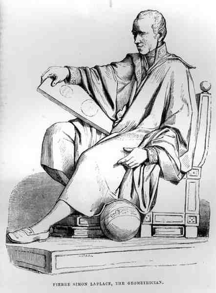 पियरे-साइमन, मारकिस डी लाप्लास (1749-1827), फ्रांसीसी खगोलविद और ज्यामितीय द्वारा अंग्रेजी स्कूल