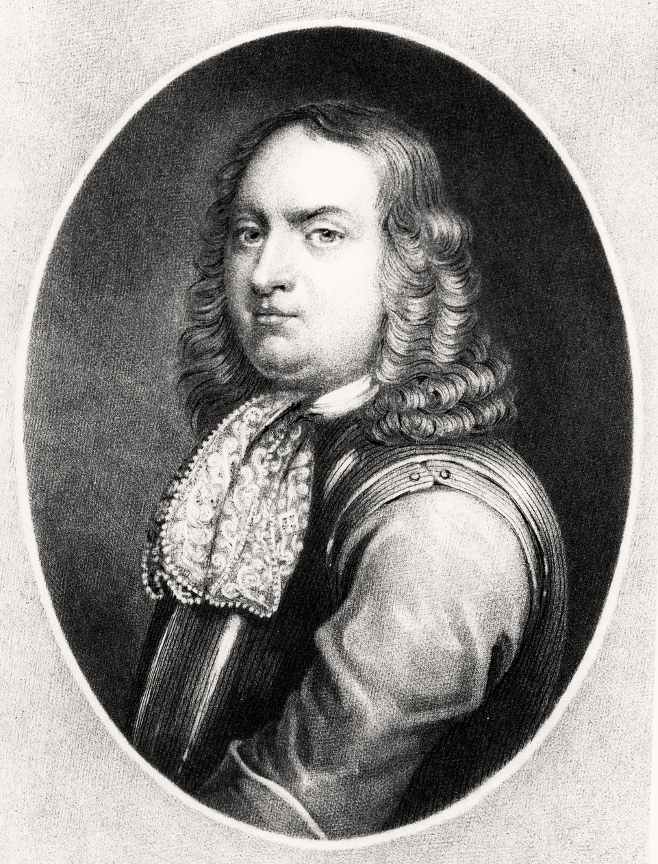 एडमिरल रॉबर्ट ब्लेक (1599-1657) का चित्रण रिचर्ड इरलोम (1743-1822) और चार्ल्स टर्नर (c.1773-1857) ने ब्रिटिश इतिहास में इलस्ट्रेटेड कैरेक्टर्स से लिया है। द्वारा अंग्रेजी स्कूल