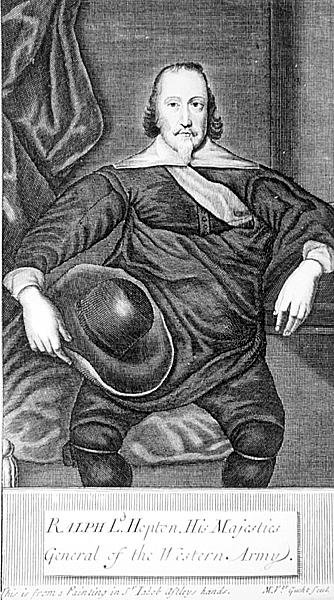 राल्फ होपटन का पोर्ट्रेट (1596-1652) 1 बैरन होपटन द्वारा अंग्रेजी स्कूल