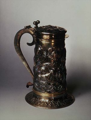 टैंकार्ड, लंदन, 1663 (रजत) द्वारा अंग्रेजी स्कूल