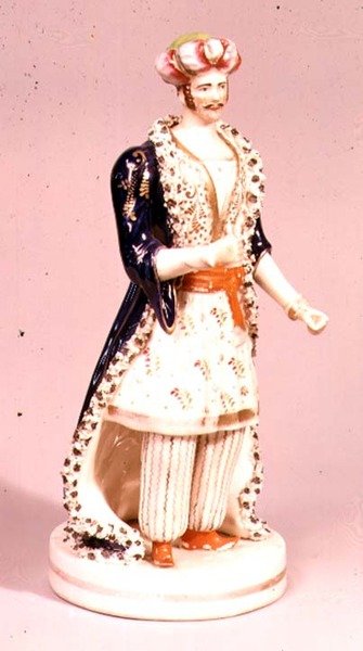 शेल्टन के जॉन लॉयड द्वारा नाटकीय आंकड़ा, c.1840 (सिरेमिक) द्वारा अंग्रेजी स्कूल