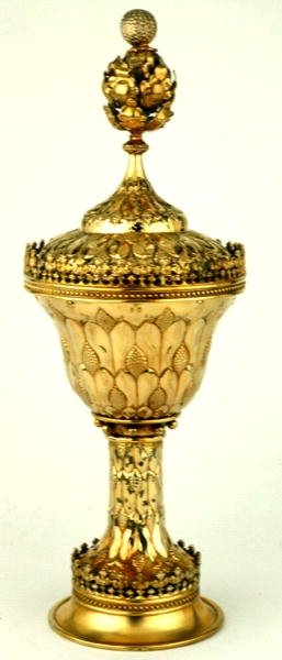 वार्डन ग्रेस कप, c.1480 (रजत गिल्ट) (355576 भी देखें) द्वारा अंग्रेजी स्कूल