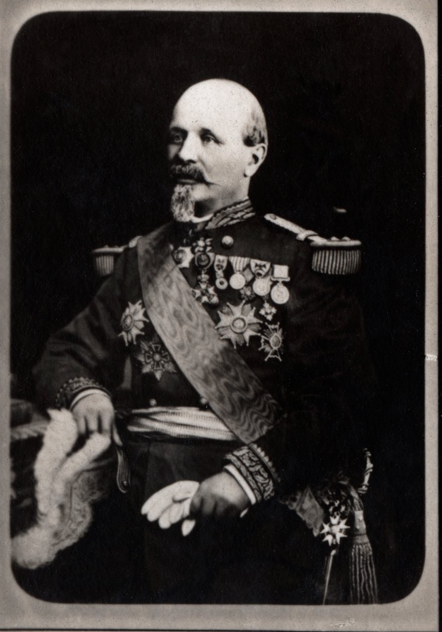 एंटोनी यूजीन अल्फ्रेड चेंज़ी (1823-1883), फ्रेंच जनरल का चित्र। द्वारा फ्रेंच फोटोग्राफर