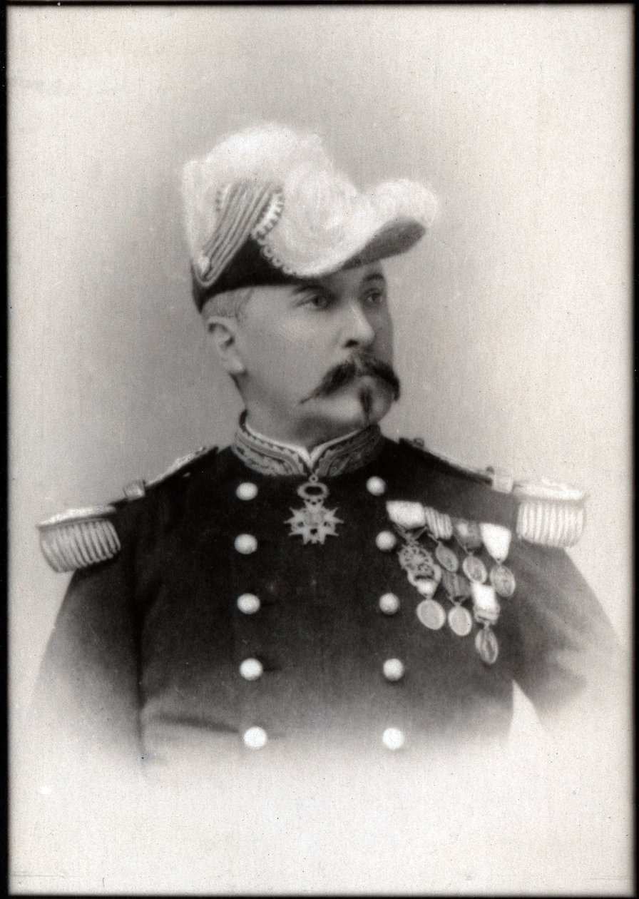 एडोअर्ड फर्डिनेंड जैमोंट (1831-1918) का पोर्ट्रेट, फ्रांसीसी जनरल। द्वारा फ्रेंच फोटोग्राफर