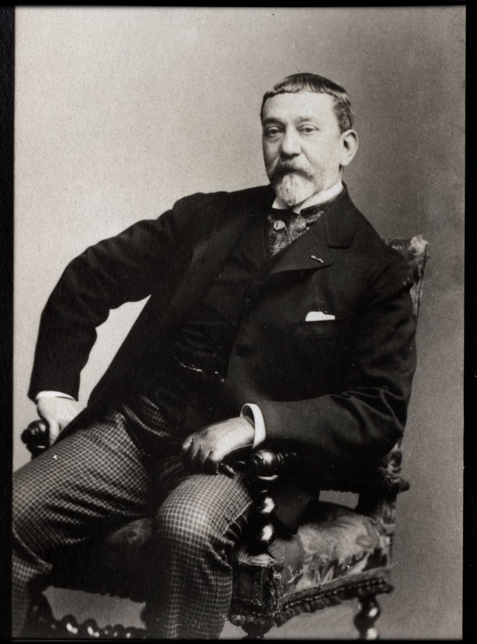 फर्डिनेंड रॉयबेट का पोर्ट्रेट (1840-1920), फ्रांसीसी चित्रकार और एचर। द्वारा फ्रेंच फोटोग्राफर