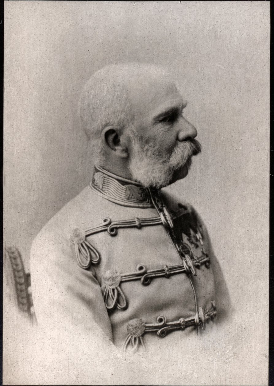 फ्रांज़ जोसेफ I (1830-1916), ऑस्ट्रिया के सम्राट का चित्रण। द्वारा फ्रेंच फोटोग्राफर