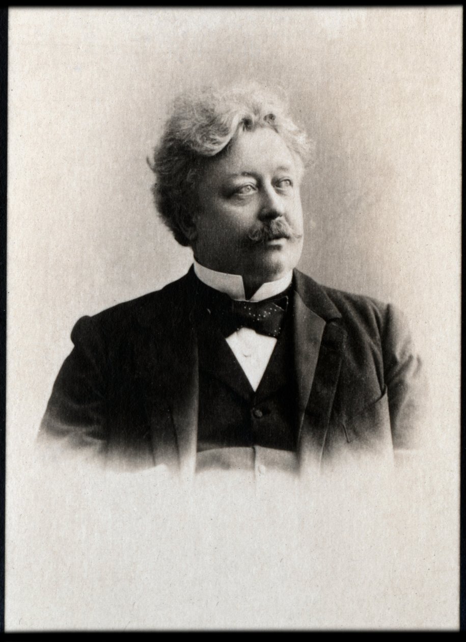 पोर्टरी ऑफ हेनरी (हेनरी) बाउर (1851-1915), फ्रांसीसी पत्रकार। द्वारा फ्रेंच फोटोग्राफर