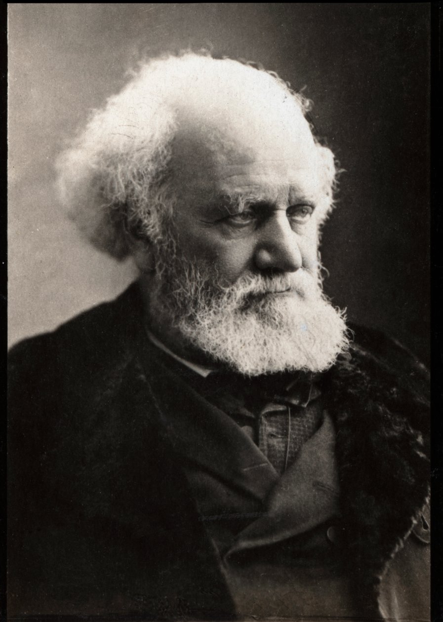 जूल्स जानसेन (पियरे जूल्स सीजर जानसेन) (1824-1907), फ्रांसीसी खगोलशास्त्री का चित्रण। द्वारा फ्रेंच फोटोग्राफर