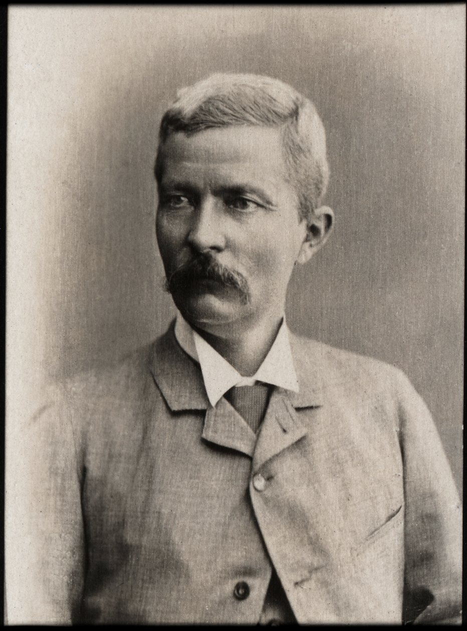 सर हेनरी मोर्टन स्टेनली का जन्म (जॉन रॉलैंड्स) (1841-1904), वेल्श पत्रकार और खोजकर्ता द्वारा फ्रेंच फोटोग्राफर