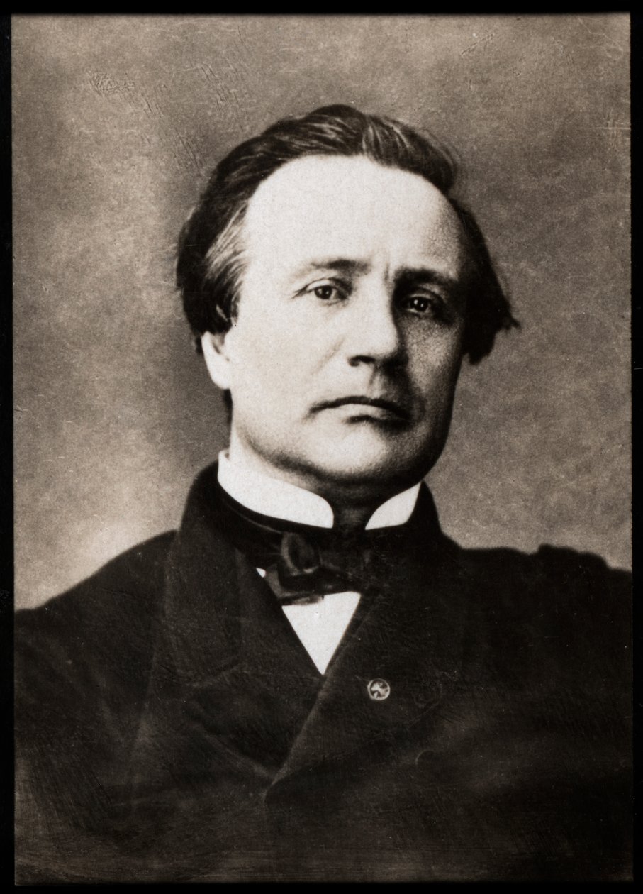 विक्टर डुरु (1811-1894) का चित्रण, फ्रांसीसी इतिहासकार और राजनेता। द्वारा फ्रेंच फोटोग्राफर