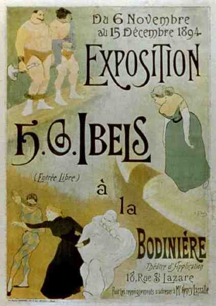 Bodiniere में HB Ibels द्वारा 6-15 दिसंबर 1894 को प्रदर्शनी द्वारा फ्रेंच स्कूल