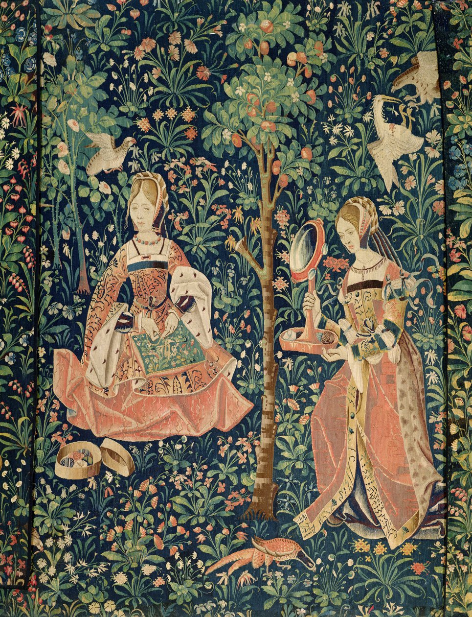 द लॉर्ड्स लाइफ: कढ़ाई, c.1500 द्वारा फ्रेंच स्कूल