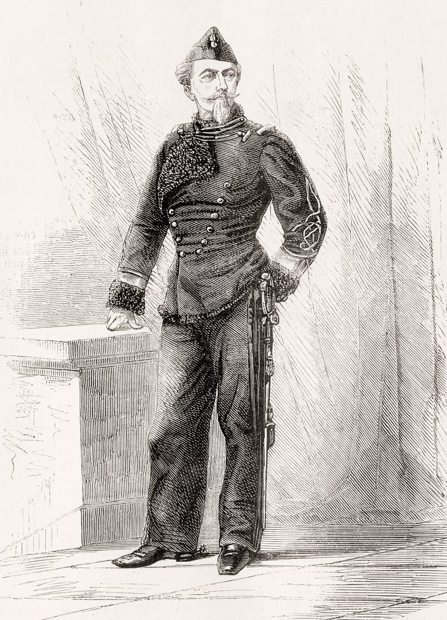 निकोलस गोल्स्कु, ल्युनिवर्स इलस्ट्रिसे से, 1866 में प्रकाशित हुआ द्वारा फ्रेंच स्कूल