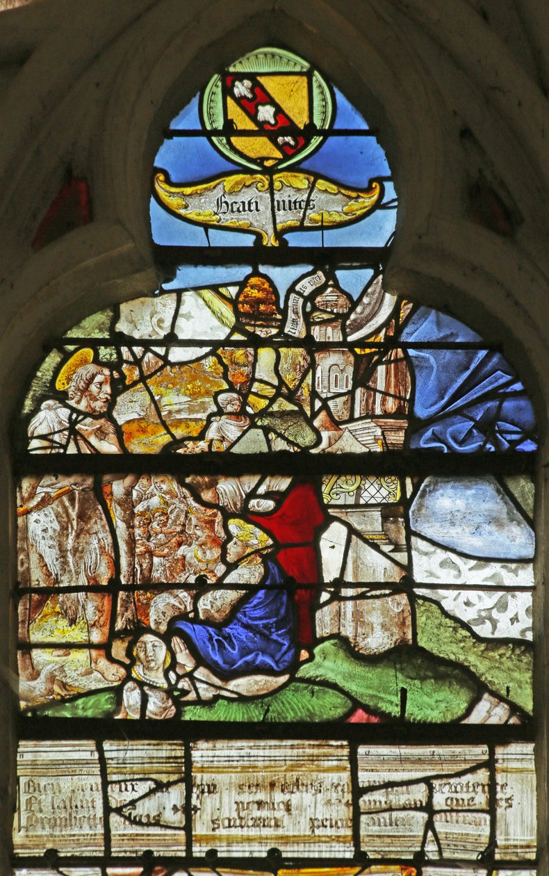 बीटिट्यूड्स, iseglise Sainte-Tanche de Lhuretre, धन्य हैं वे जो मोरन हैं द्वारा फ्रेंच स्कूल