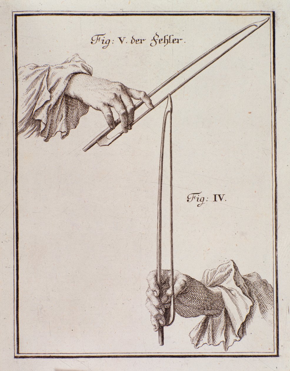 वोल्फगैंग एमेडस के पिता लियोपोल्ड मोजार्ट (1719-1787) द्वारा वायलिन पद्धति का आर्चर पेज कैसे पकड़ें द्वारा इतालवी स्कूल