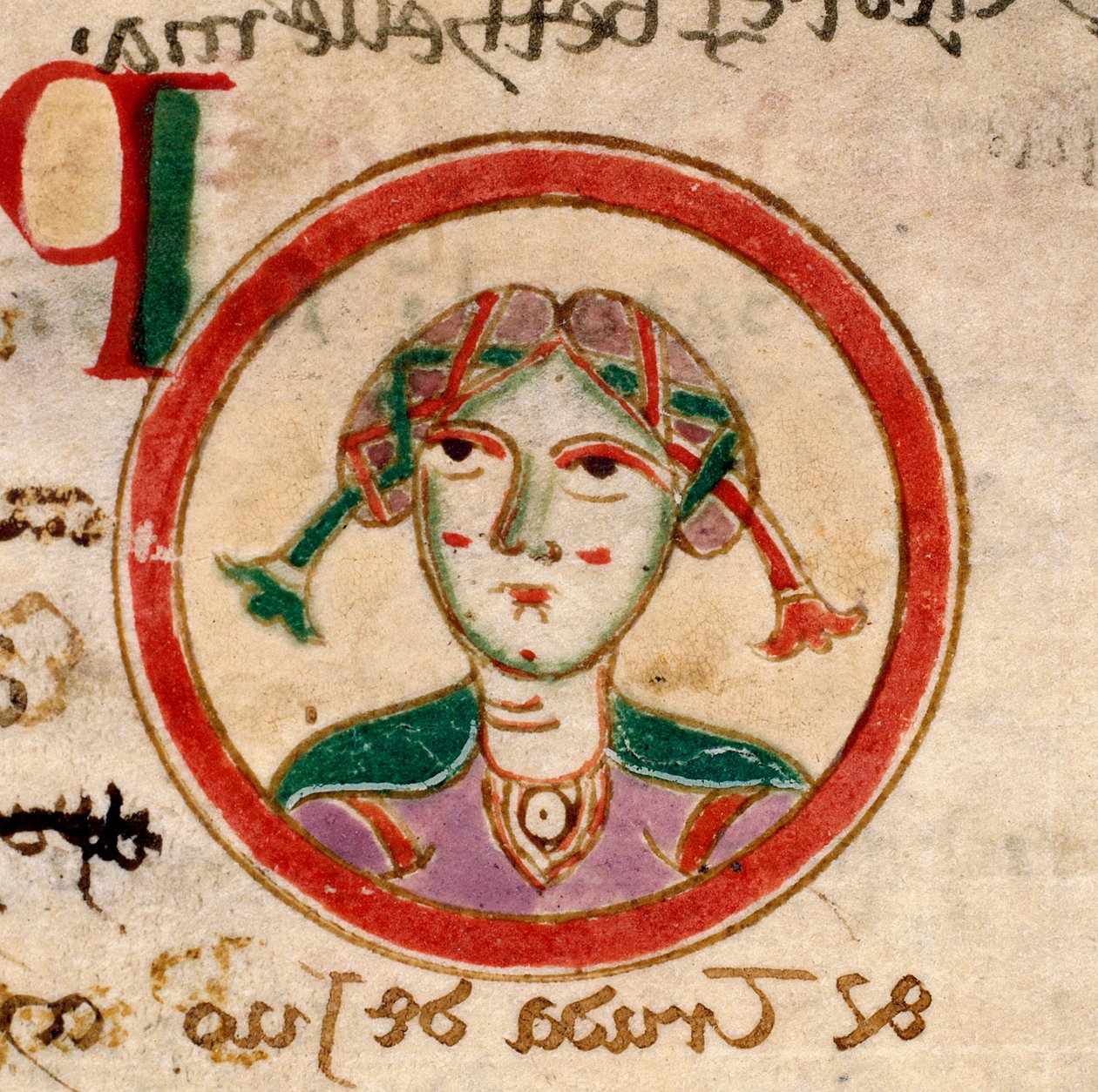 सेंट Euphemia: पवित्र आत्मा Obitarium की f.103v द्वारा अज्ञात