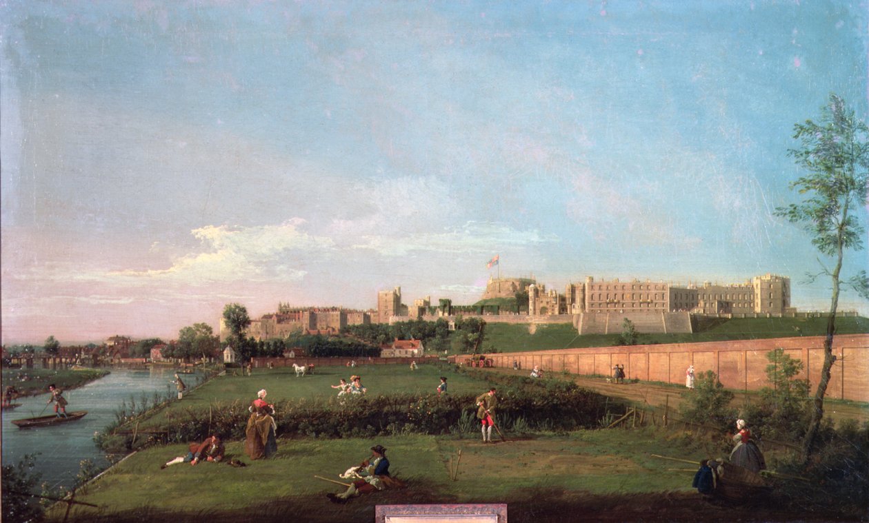 विंडसर कैसल द्वारा जियोवानी एंटोनियो कैनाल (कैनेटेटो)
