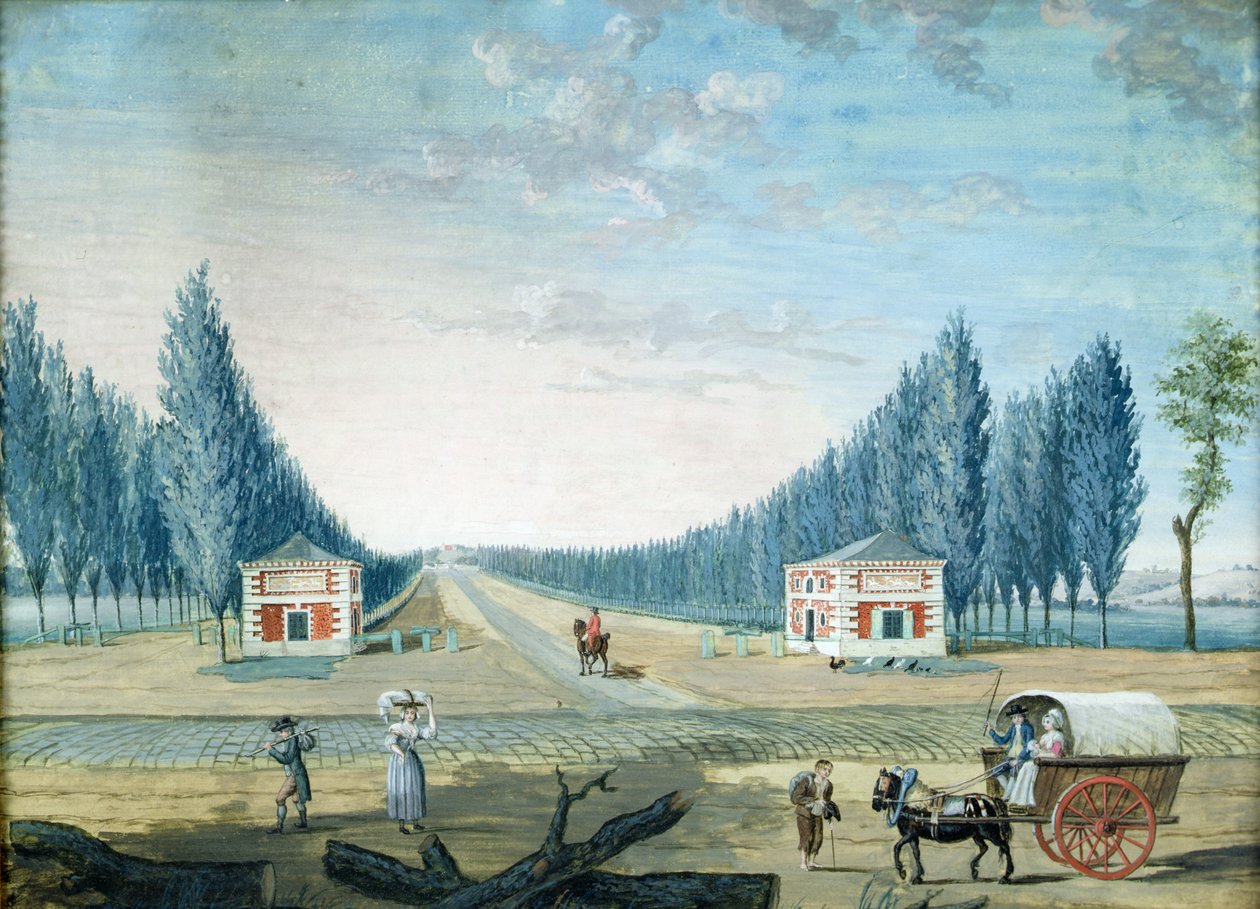 Parc du Raincy का प्रवेश, c.1754-93 द्वारा 1717 1806 कारमोंटेल