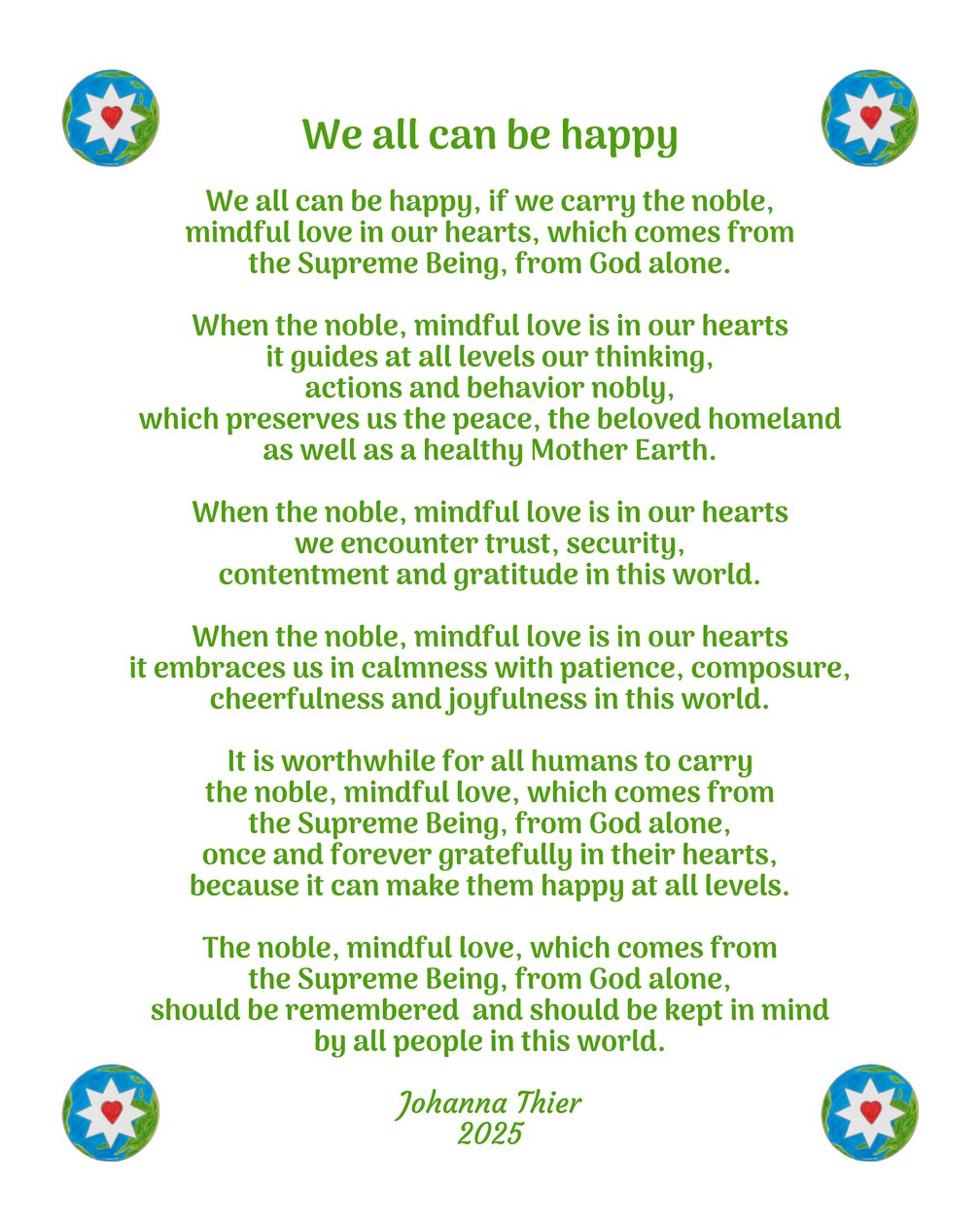 We all can be happy द्वारा जोहाना थिएर